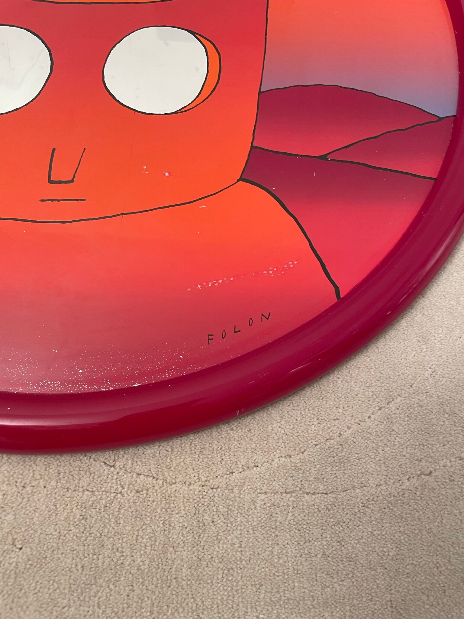 Réflexion mirror by Jean Michel Folon, 1970