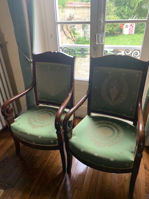 Armchairs empire mahogany era