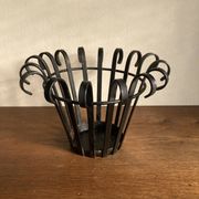 Mid-century Provence cache pot in flat iron XL 1960
