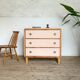 Commode vintage rose
