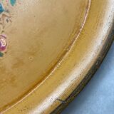 Old painted sheet metal tray