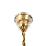 Gilded Brass and Crystal Chandelier by Palwa 1970s