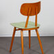 Suite de 3 chaises produites par Ton dans les années 1960
