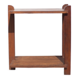 Art deco table, art deco wood coffee table, end of sofa