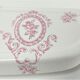 shelf porcelain earthenware of Paris floral decoration style toile de Jouy