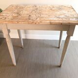 Table de ferme patinée