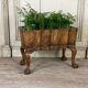Planter in walnut, england circa 1880
