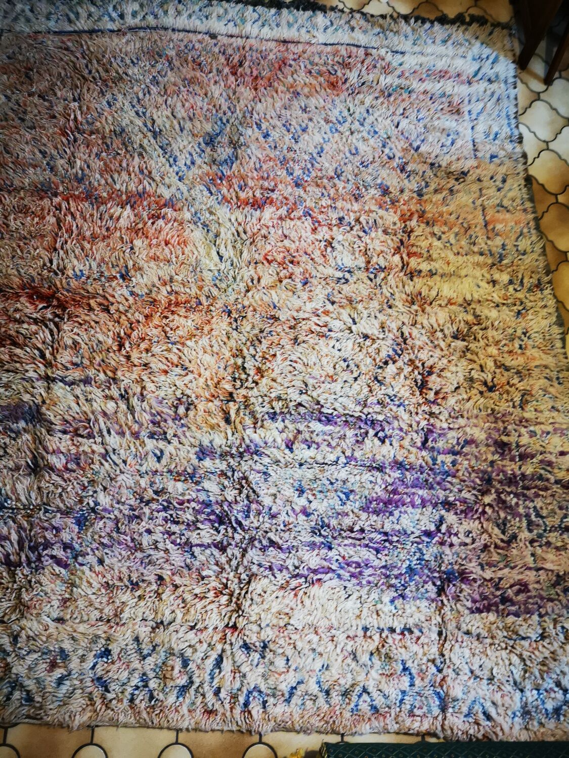 Berber carpet Beni Mguild 2m40 by 1m98