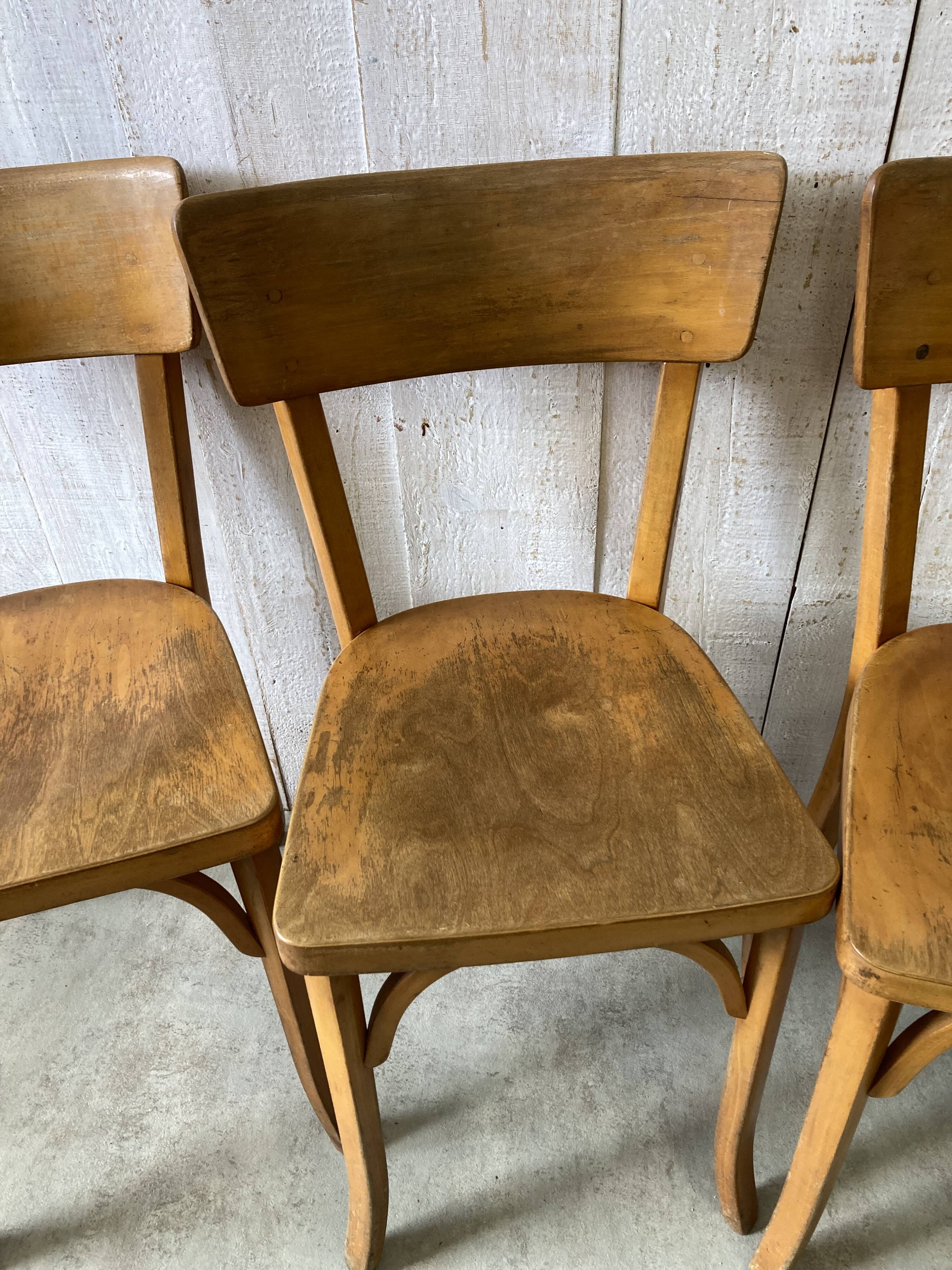 Set of 5 Baumann chairs
