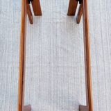 Afra and Tobia Scarpa wood and smoked glass coffee table