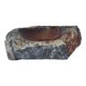Empty pockets alabaster natural stone