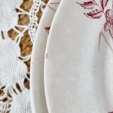 Set of 14 deep flat and dessert plates with defect FT Jasmins Badonviller