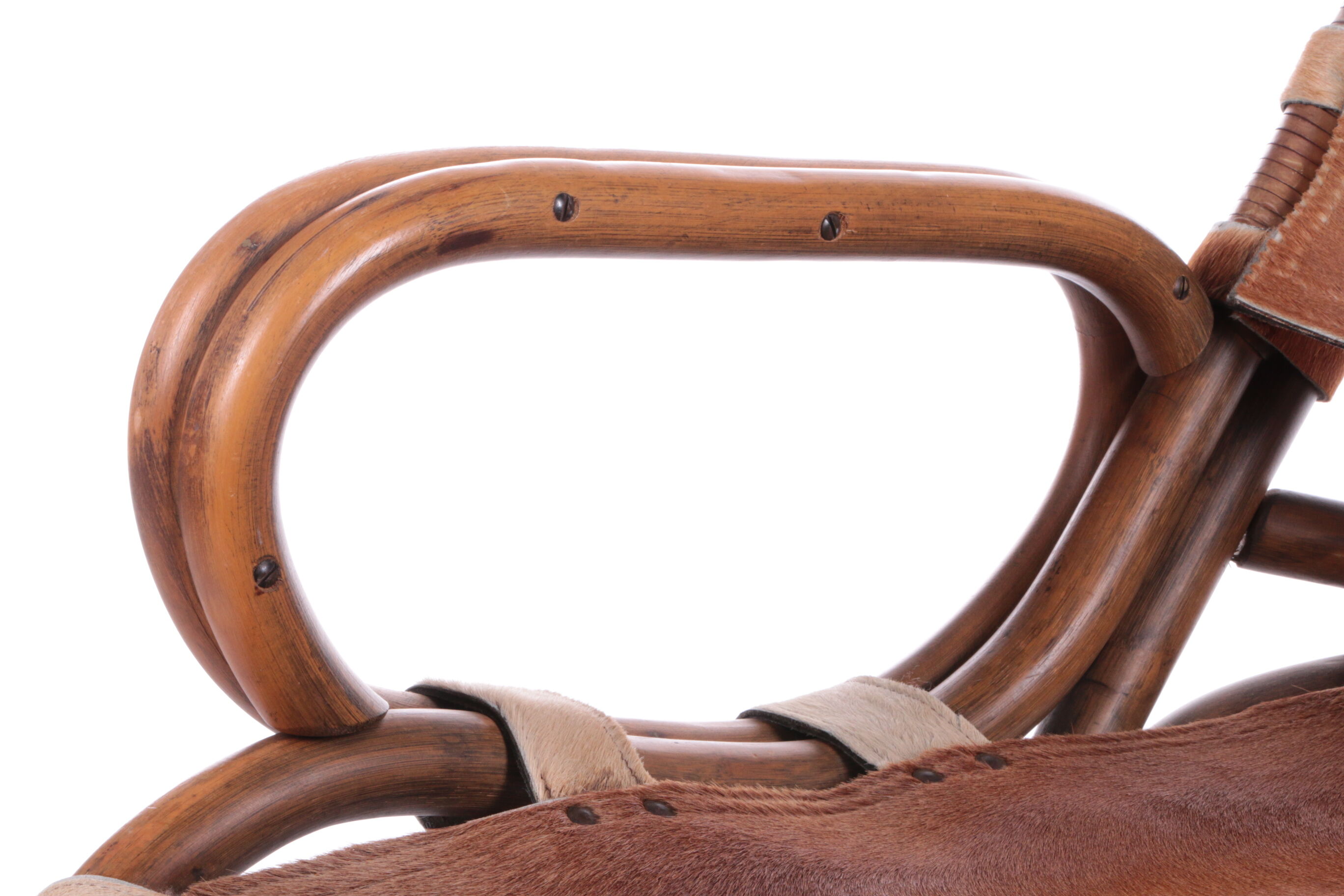 Tito Agnoli Relax chair made of Bamboo and leather, 1960