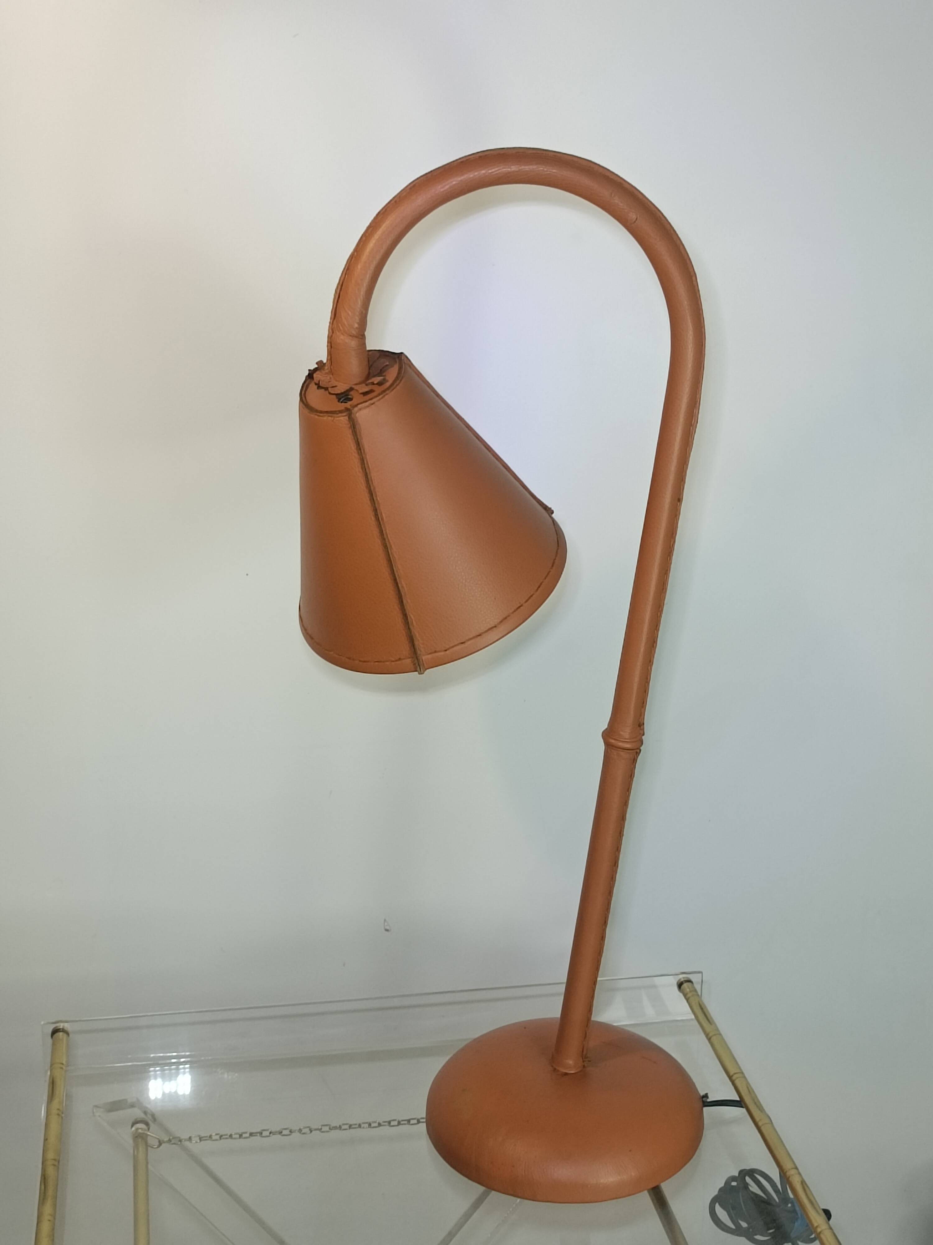 Table lamp by Jacques Adnet for Valenti 1960s