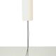 Vintage Floor Lamp with Beige Tube Shade