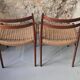 Arne Wahl Iversen - Pair of chairs GS-70 Ed. Glyngore Stolefabrik 1960 DK