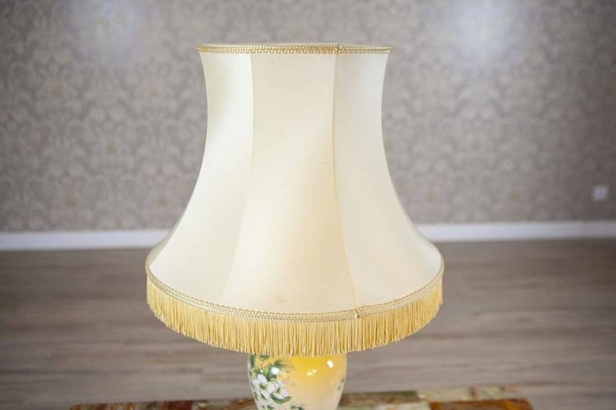 20th Century Night Lamp on Ceramic Base