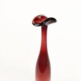 Midcentury display vase by Nils Landberg, Orrefors, circa 1950.