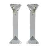 Crystal candlesticks