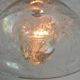 Vintage 1960s Doria design ceiling light in crystal glass