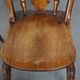 Antique set of 4 wooden dining chairs from the 19th century