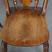 Antique set of 4 wooden dining chairs from the 19th century