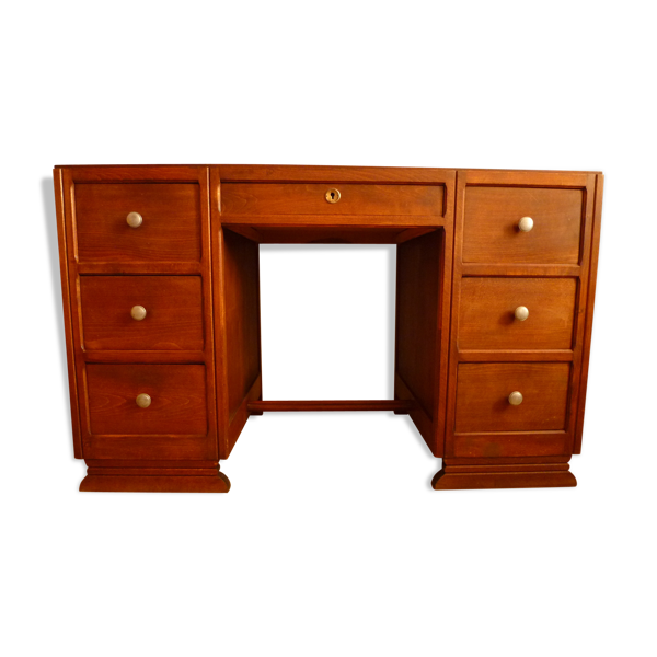 Bureau art déco en chêne massif