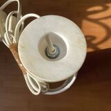 Vintage alabaster foot lamp