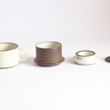 Ceramic filter coffee cups by Zaalberg Holland, 1960s.
