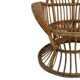 Mid-Century Modern Carminati Bamboo Rattan Italian Handmade Pair of Armchai