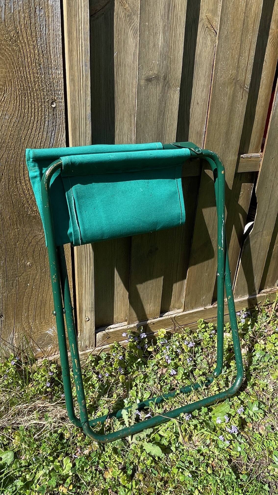 Vintage camping folding chair