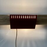 Adjustable wall lamp red scandinavian design 1950