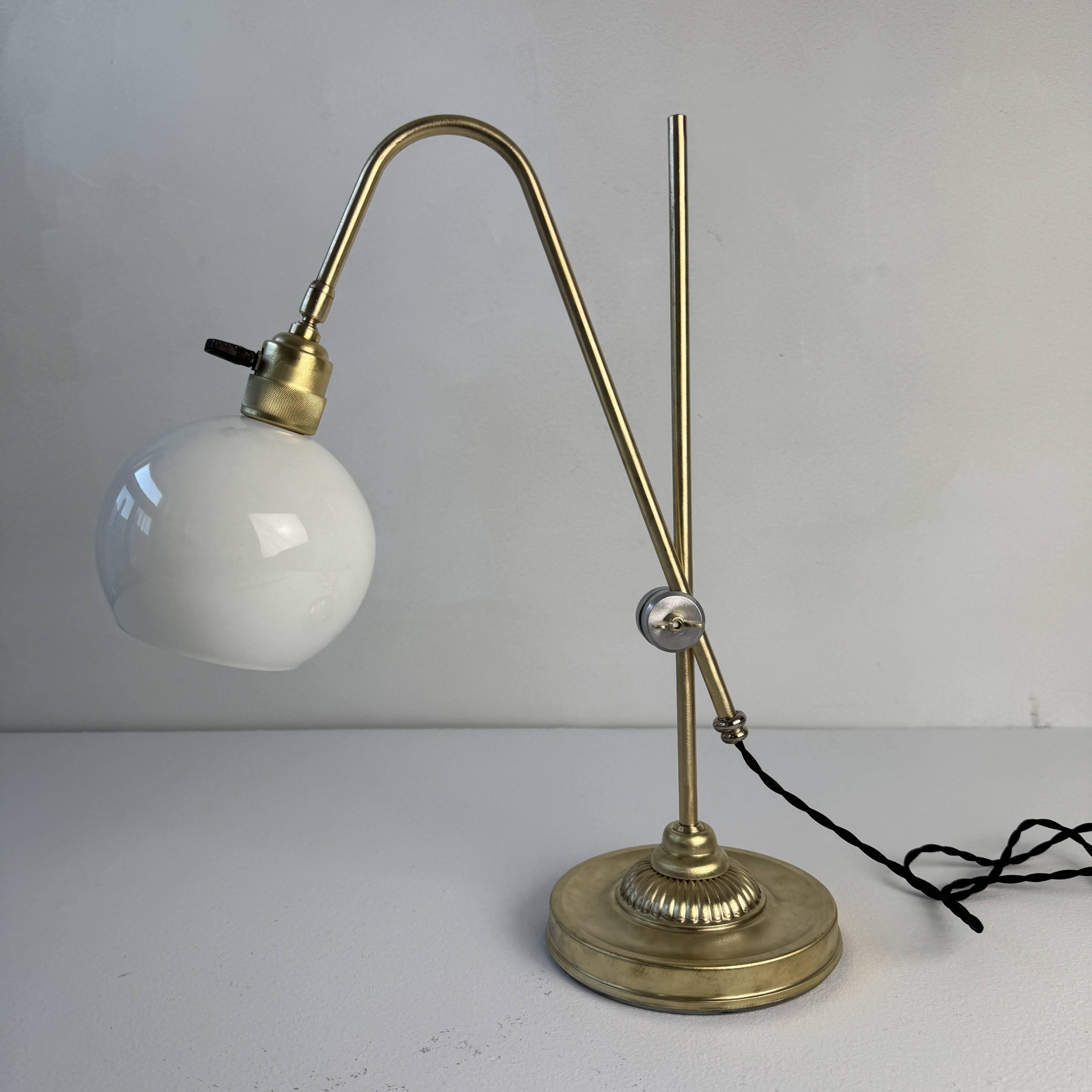 Old vintage up and down desk lamp