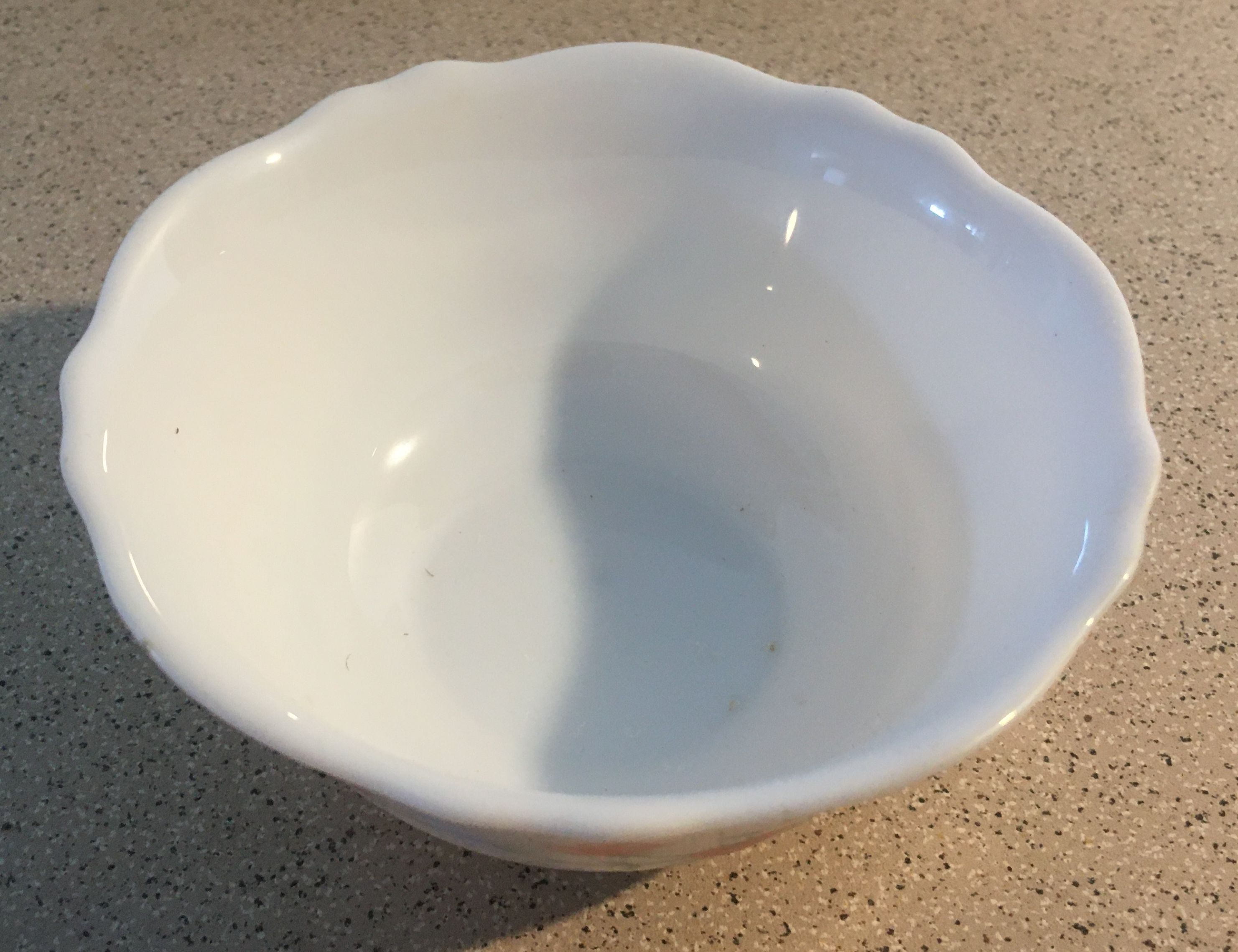 Arcopal set of 6 dessert bowls scented pea pattern