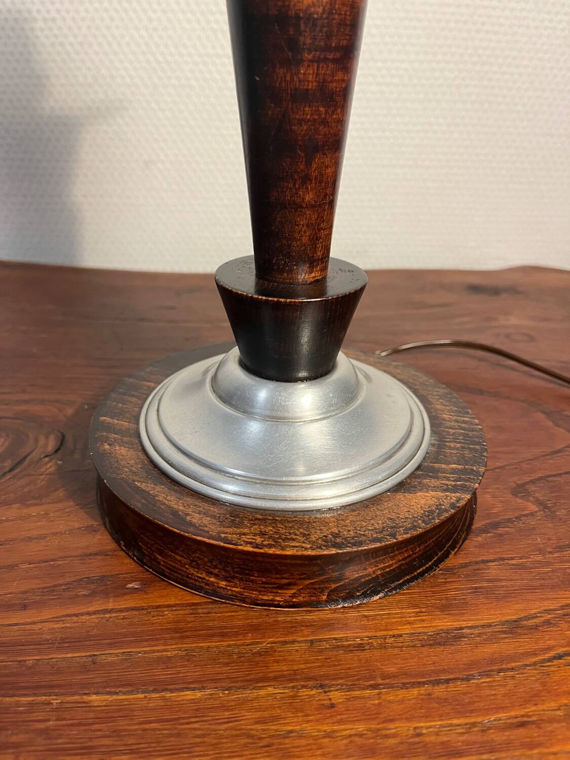 Art Deco opaline globe lamp