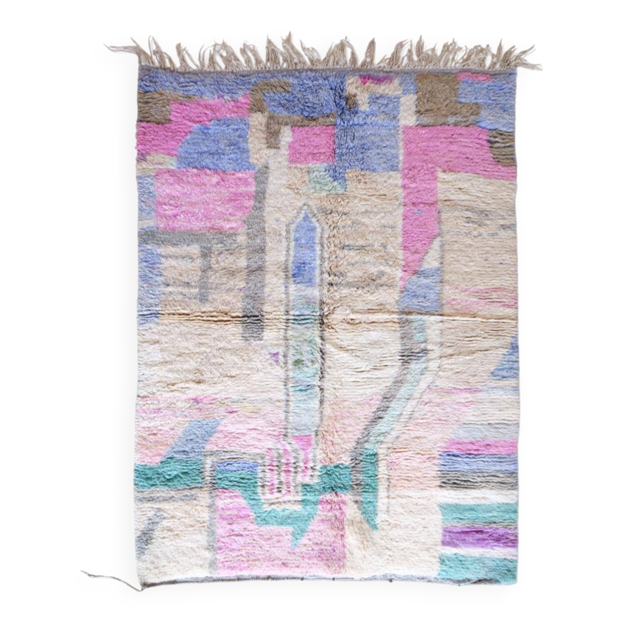 Tapis Berbère Pastel - 188 x 137 cm