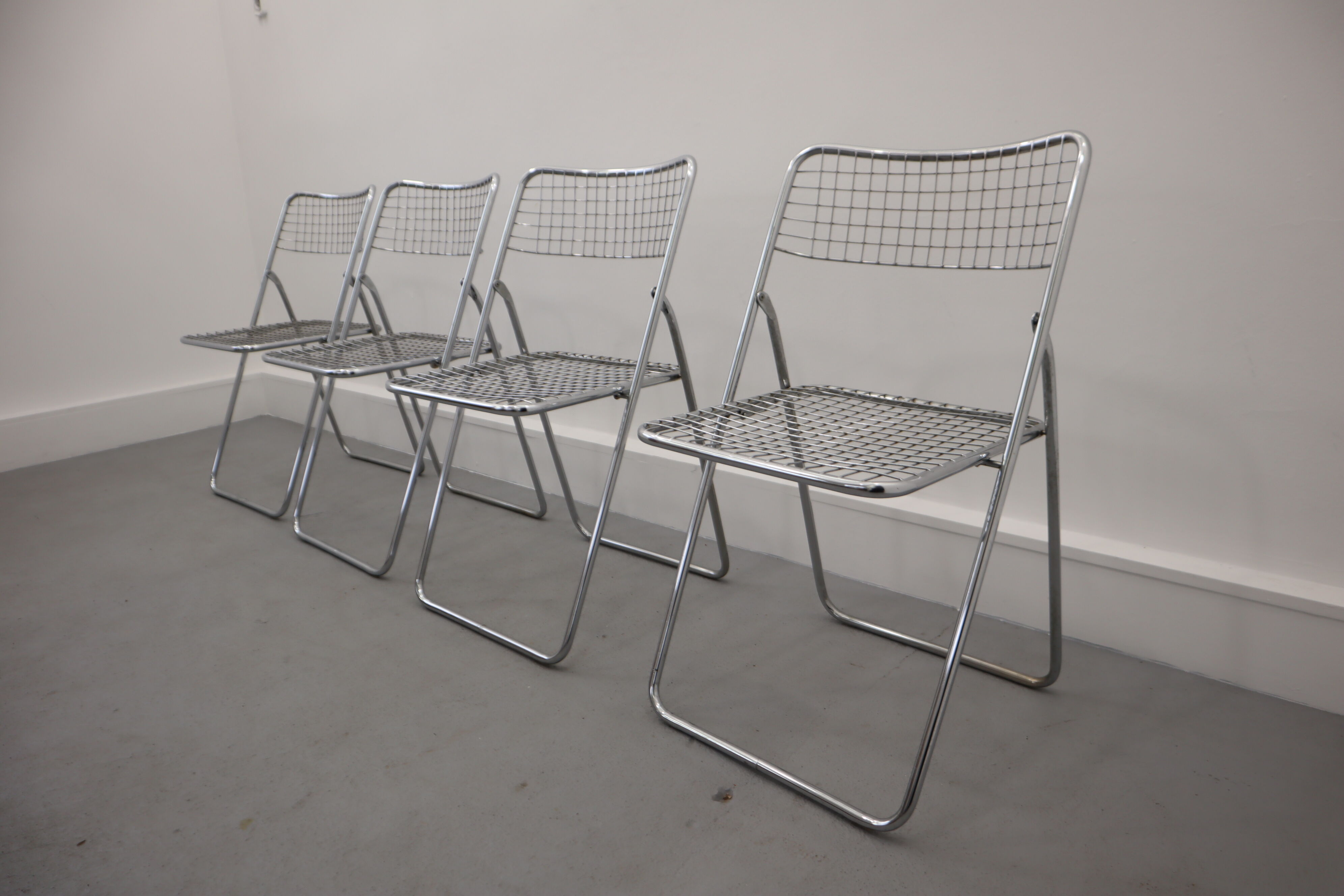 4 chaises Ted Net par Niels Gammelgaard pour Ikea