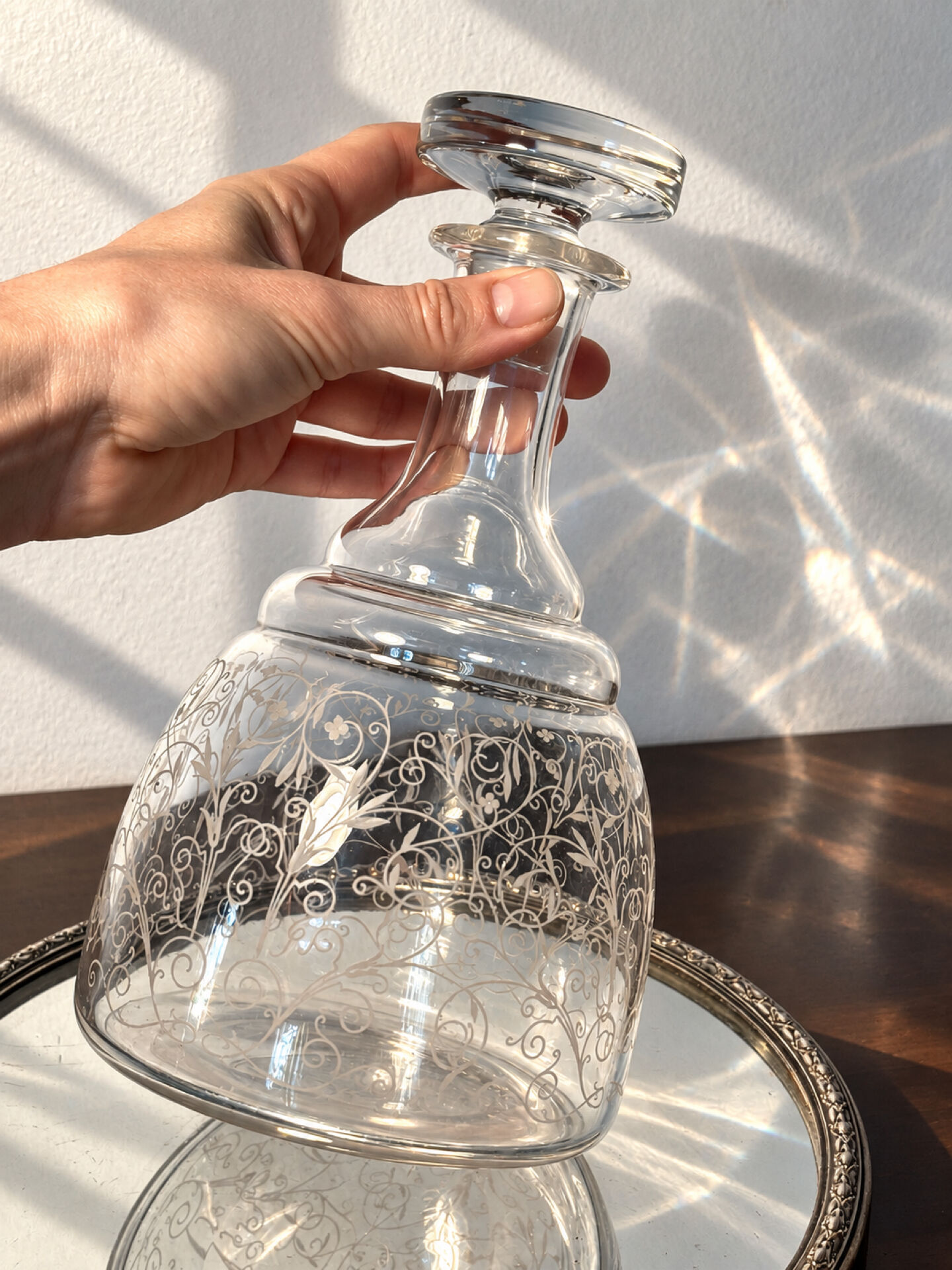 Carafe Baccarat signée