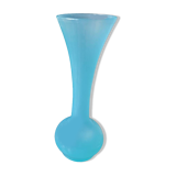 Vase soliflore opaline bleu