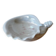 Iridescent porcelain shell catchall