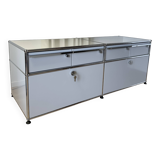 USM Haller TV unit in Light Grey