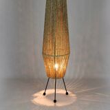 Space Age Rocket Floor Lamp with a Braided String, Former Czechoslovakia, 1960s