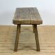 Solid oak farm table, raw art 1930s