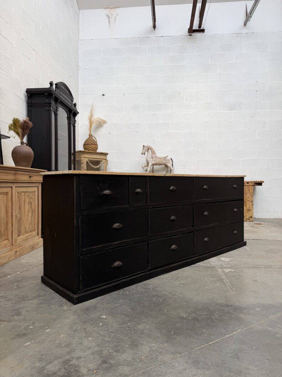 Workshop furniture from the early 20th century.