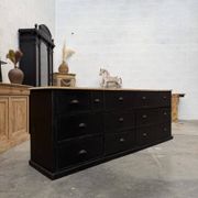 Workshop furniture from the early 20th century.