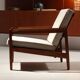 Vintage Scandinavian teak armchair