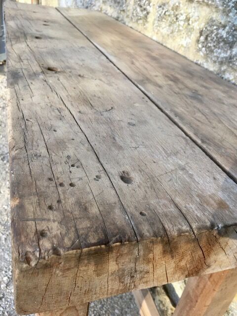 Solid wood carver's workbench