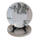 P.Luce Paris 5 Flat plates in Iron Earth bird décor