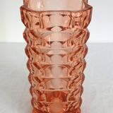 Vase en verre Rosaline, Luminarc, années 1970