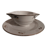 Saucière demi porcelaine Saint Amand